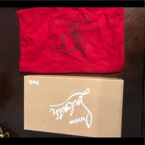 Christian Louboutin Shoe Box and Dustbag